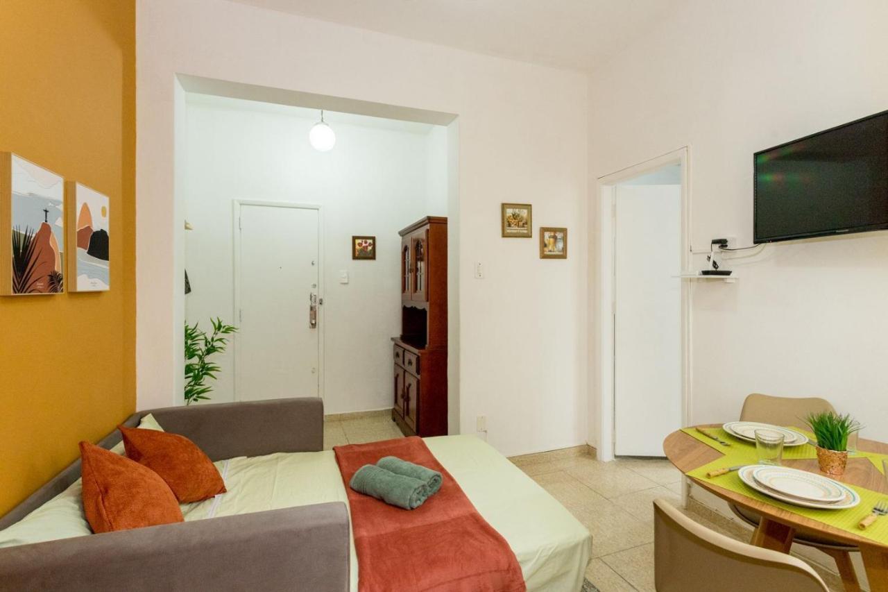 Conforto E Relax, Caminhando Para A Praia De Copacabana, Quarto E Sala, Completo, Com Wi Fi, Cozinha, Ar Condicionado Rio de Janeiro Exterior foto